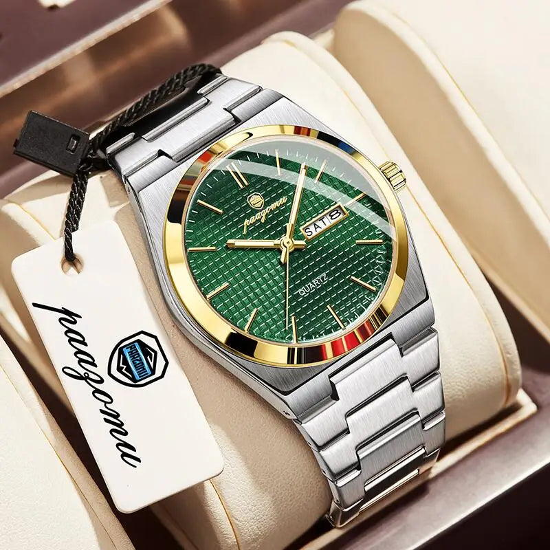 PAAZOMU Luxury Men Clock