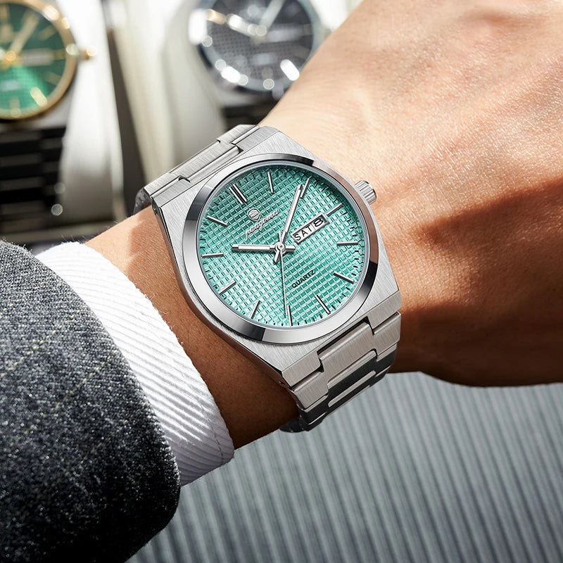 PAAZOMU Luxury Men Clock