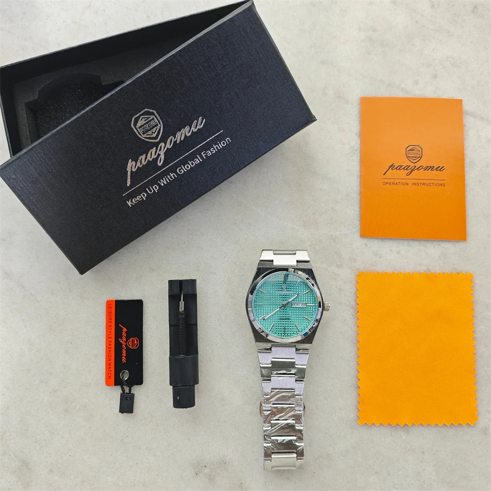 PAAZOMU Luxury Men Clock