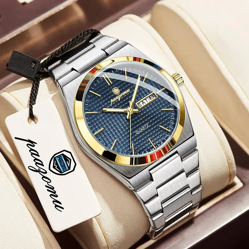 PAAZOMU Luxury Men Clock