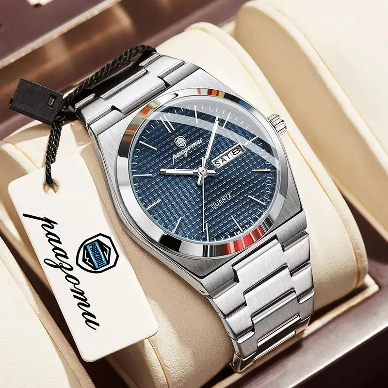 PAAZOMU Luxury Men Clock