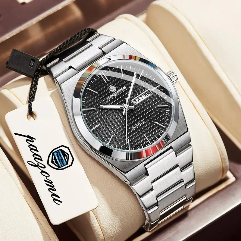 PAAZOMU Luxury Men Clock