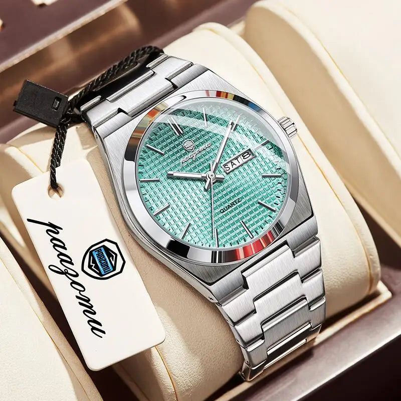 PAAZOMU Luxury Men Clock